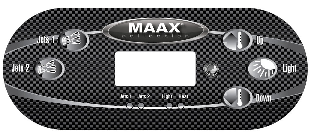 Overlay, MAAX Spas 5 Button Balboa TP-600 (J1, J2, LT)