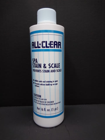 All Clear Spa Stain & Scale Control